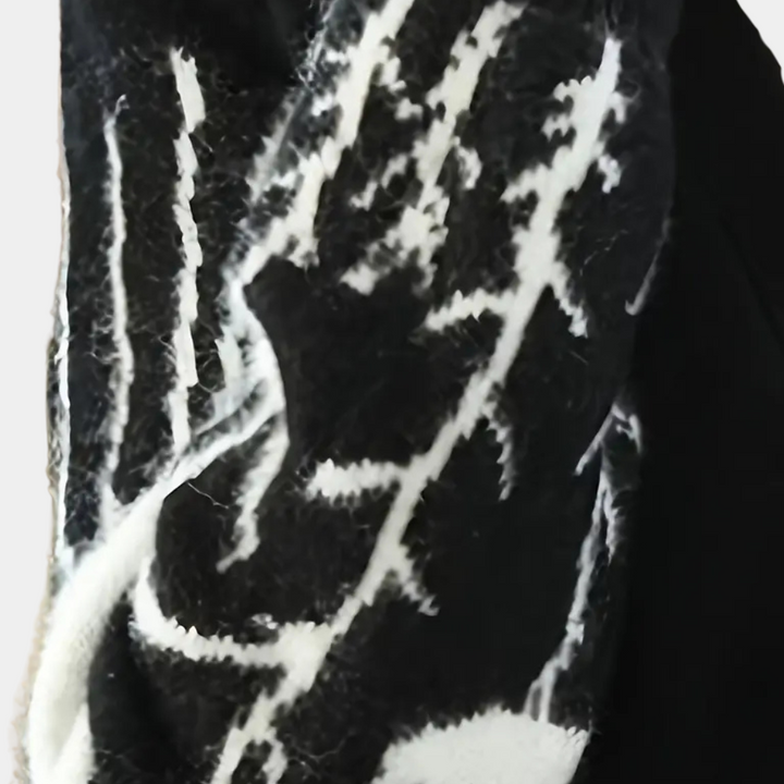 Warm V-neck Cardigan for Women - Elin-Black-Nora Luxe