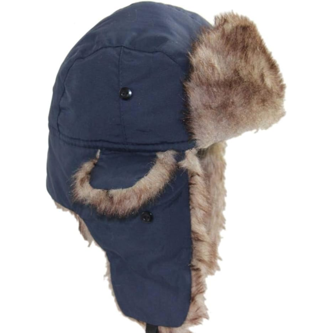 Warm & Windproof Trapper Hat - Alex-Blue-Nora Luxe
