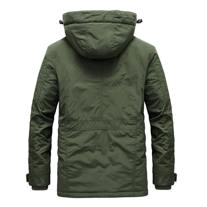 Warm Winter Coat for Men - Daan-Green-M-Nora Luxe