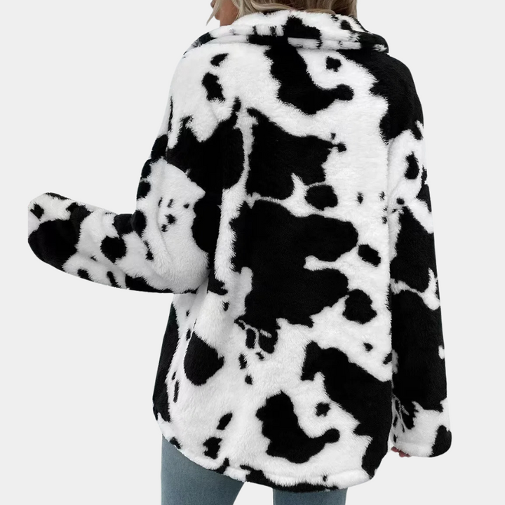 Warm Winter Coat for Women - Elowen-Black-XS-Nora Luxe