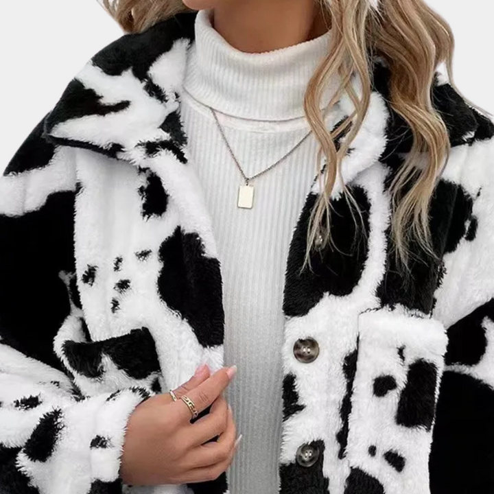 Warm Winter Coat for Women - Elowen-Black-XS-Nora Luxe