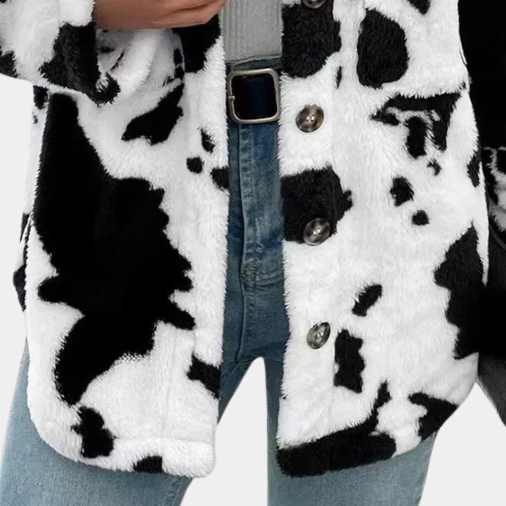 Warm Winter Coat for Women - Elowen-Black-XS-Nora Luxe