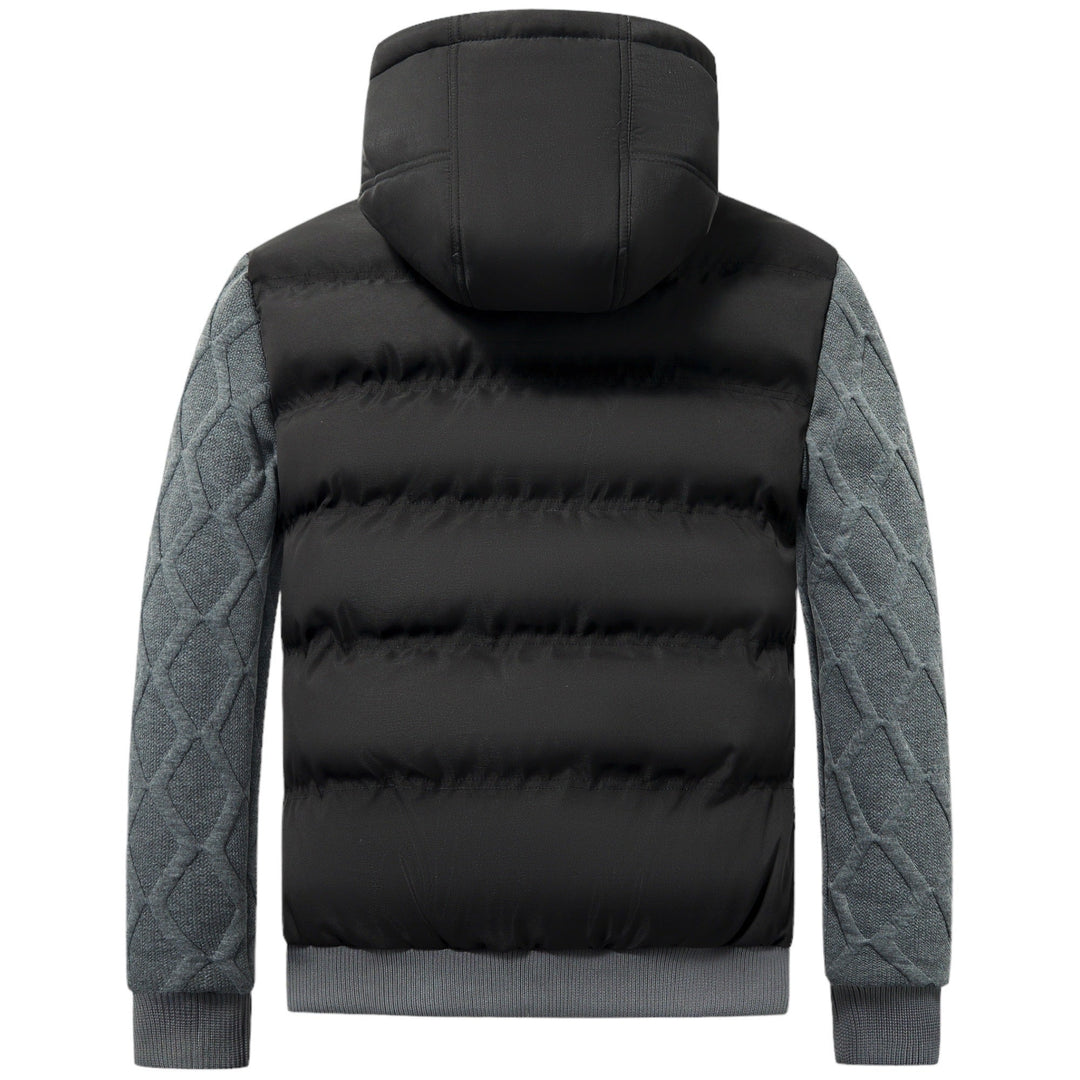 Warm Winter Jacket for Men - Thorvald-Black-S-Nora Luxe