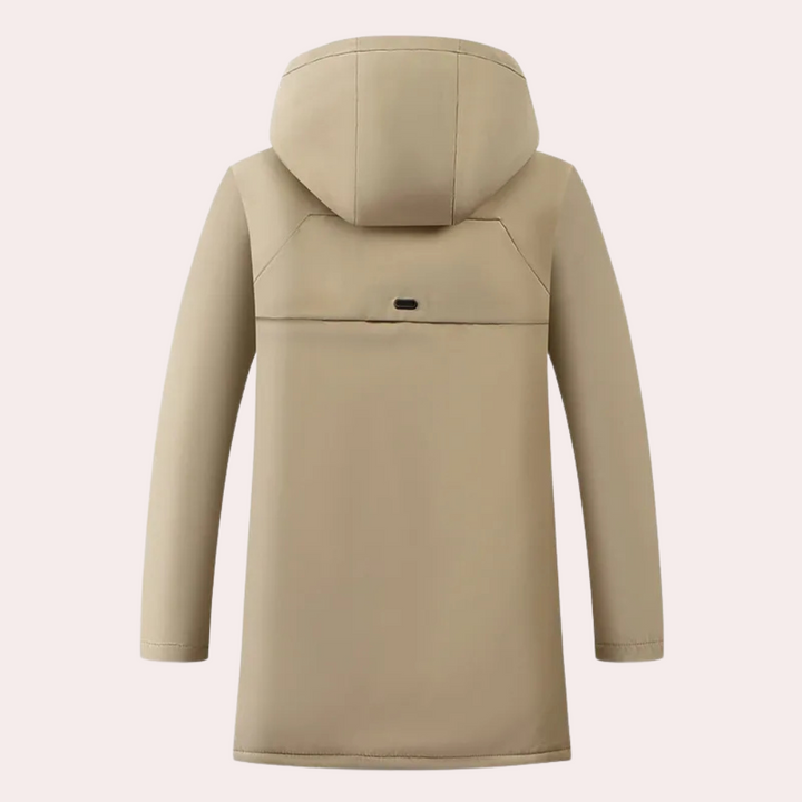 Warm Winter Jacket for Men - Victor-Black-S-Nora Luxe