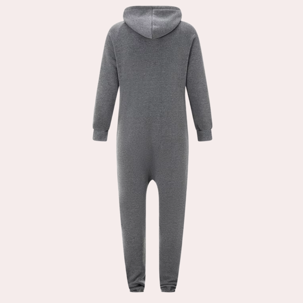 Warm Winter Jumpsuit for Men - Axel-Green-S-Nora Luxe