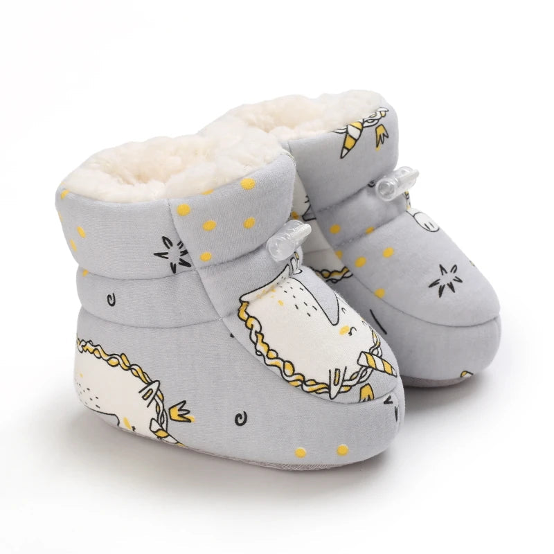 Warm Winter Shoes for Babies - SnugToes-Unicorn-M (0-6 months)-Nora Luxe