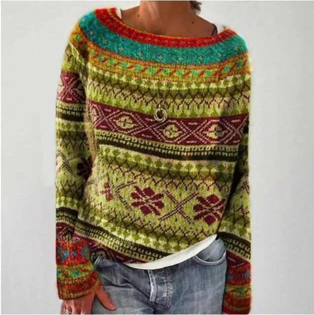 Warm Women's Sweater with Stylish Details - Nova-Diverse Colors-S-Nora Luxe