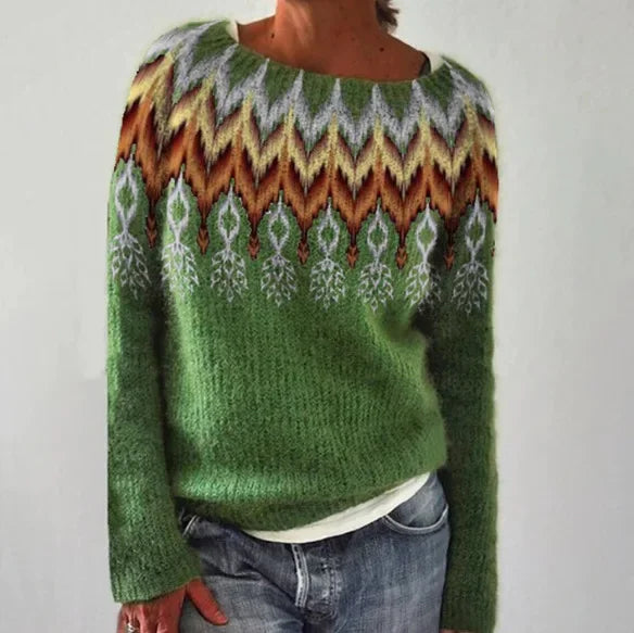 Warm Women's Sweater with Stylish Details - Nova-Spring-S-Nora Luxe