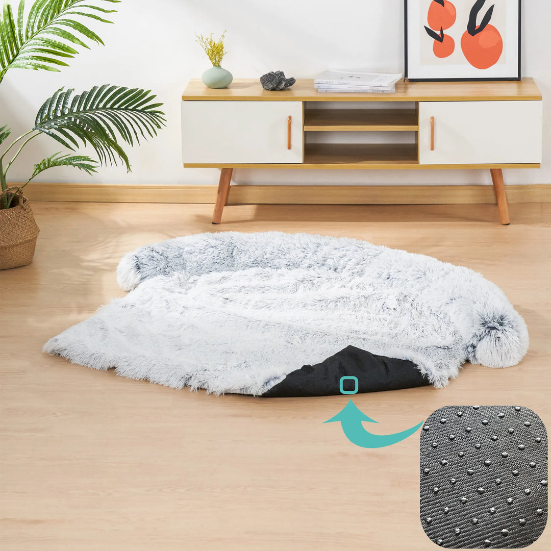 Washable Pet Sofa Blanket - PlushNest-Dark Blue-S (70 x 70)-Nora Luxe