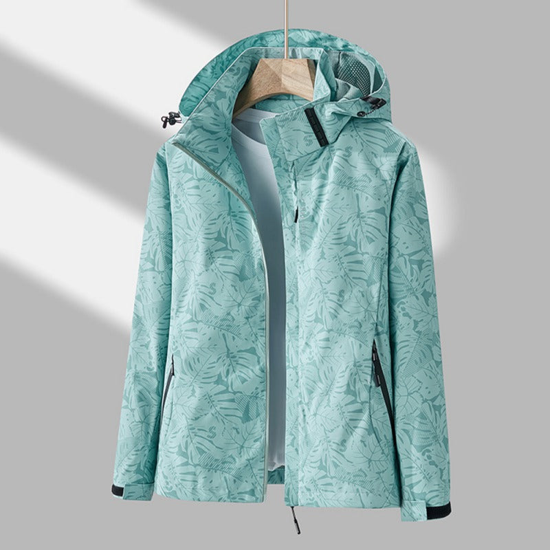 Water- and windproof ladies' jacket - Luna-Turquoise-XS-Nora Luxe