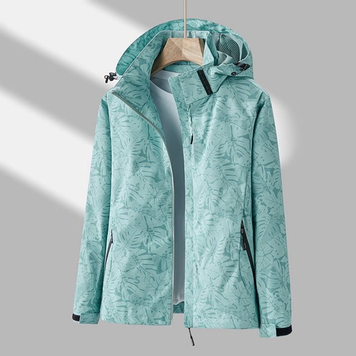 Water- and windproof ladies' jacket - Luna-Turquoise-XS-Nora Luxe