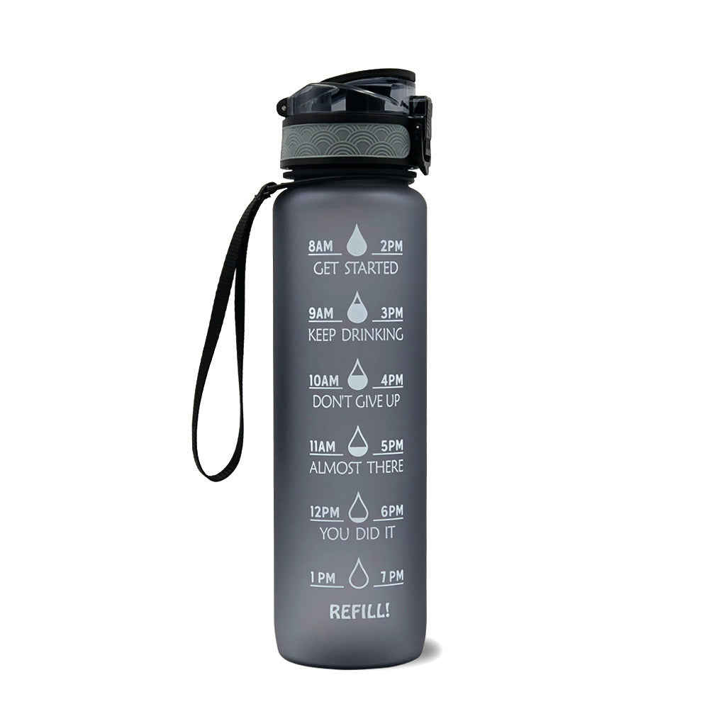Water bottle with Timeline - HydraHero-Grey-Nora Luxe