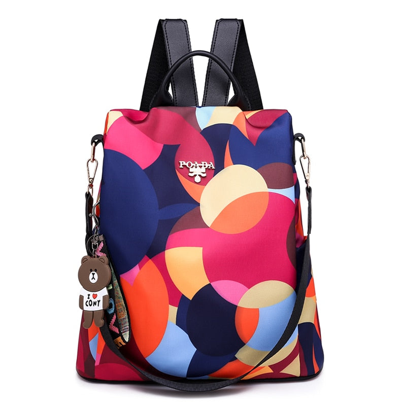 Water-Resistant Anti-Theft Women’s Backpack with Multiple Compartments – SafeHold
