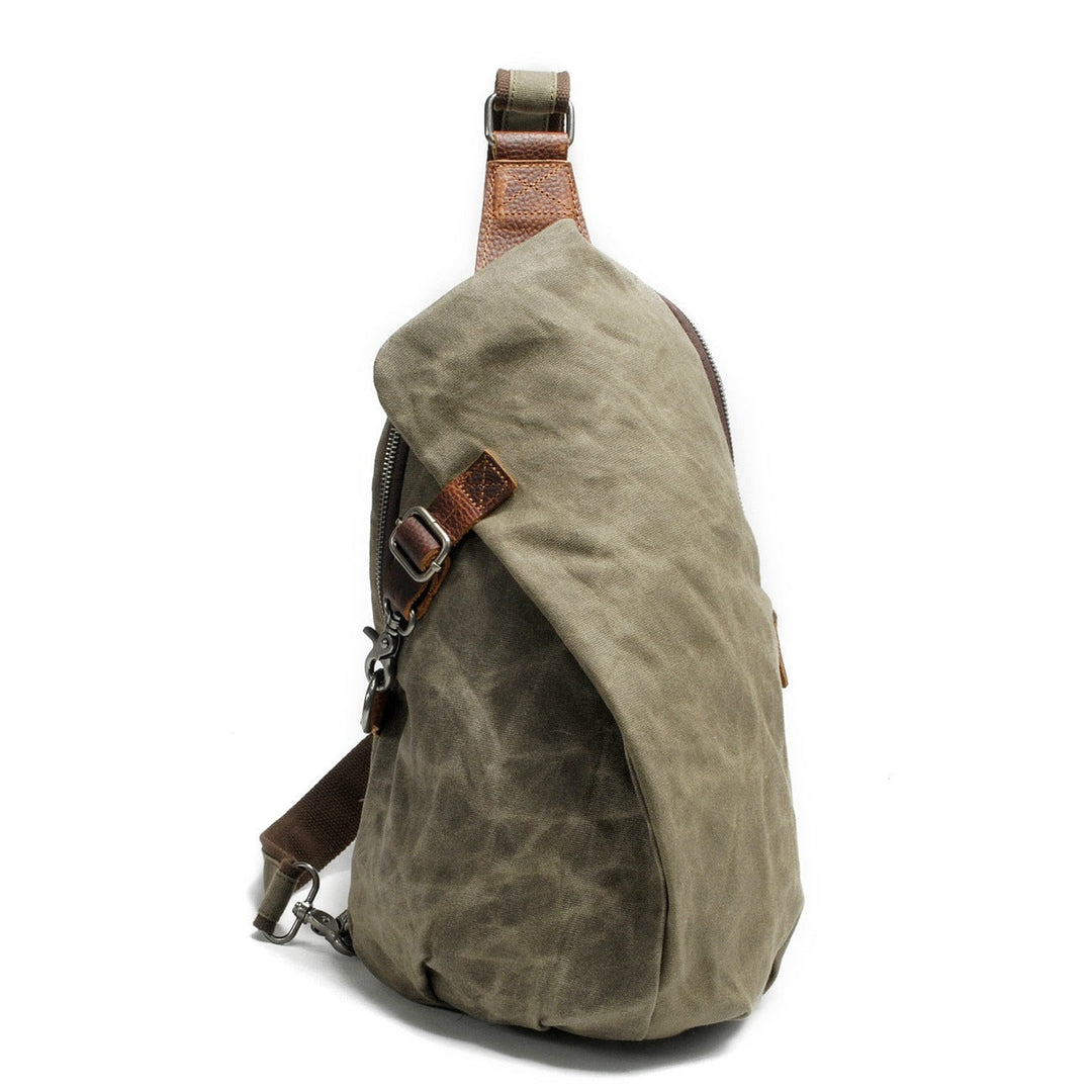 Water-Resistant Canvas Crossbody Bag with Anti-Theft Pocket – MultiWear