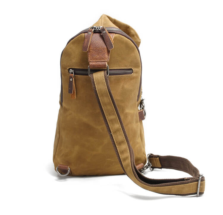 Water-Resistant Canvas Crossbody Bag with Anti-Theft Pocket – MultiWear
