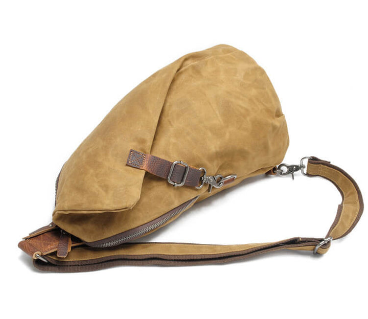 Water-Resistant Canvas Crossbody Bag with Anti-Theft Pocket – MultiWear
