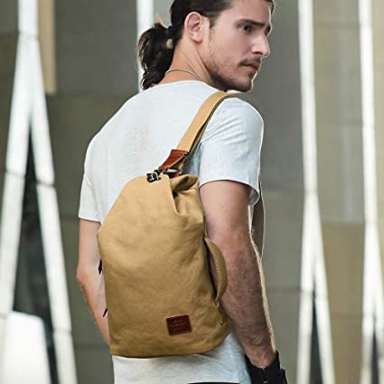 Water-Resistant Canvas Crossbody Bag with Anti-Theft Pocket – MultiWear