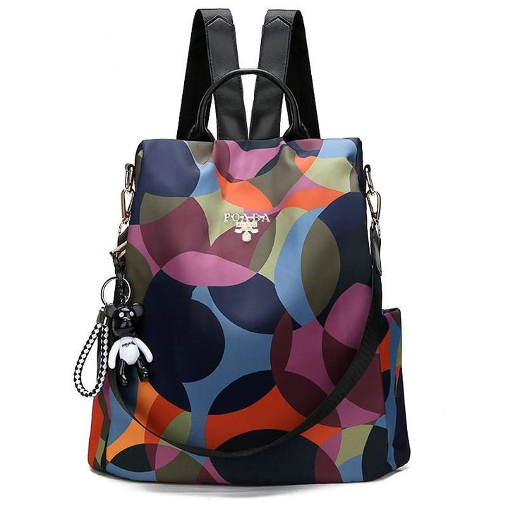 Water-Resistant Anti-Theft Backpack – Hidden Back Access & Multi-Pocket Design