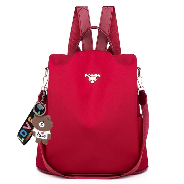Water-Resistant Anti-Theft Backpack – Hidden Back Access & Multi-Pocket Design