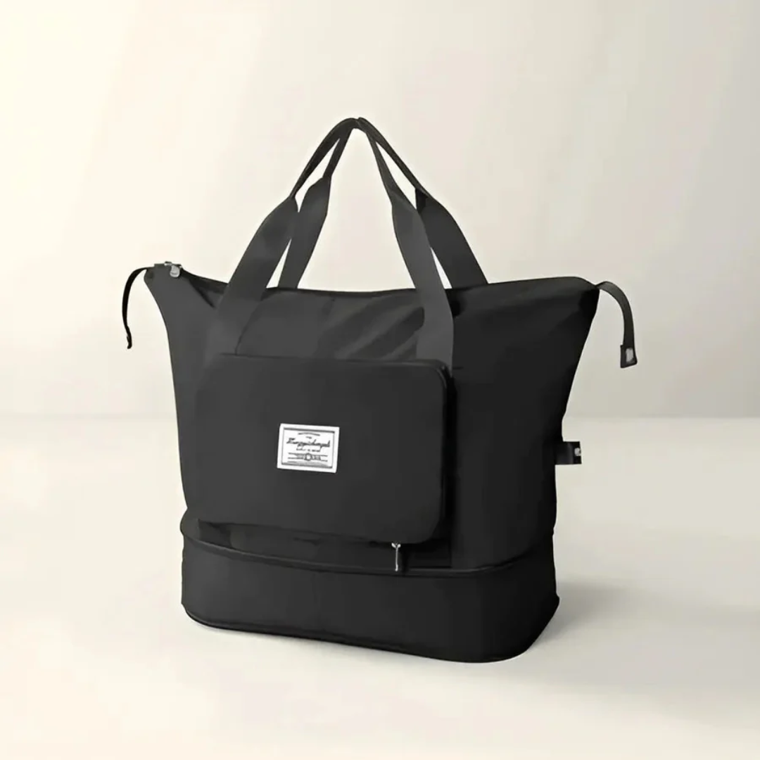 Waterproof and Foldable Travel Bag - FlexPack-Black-Nora Luxe