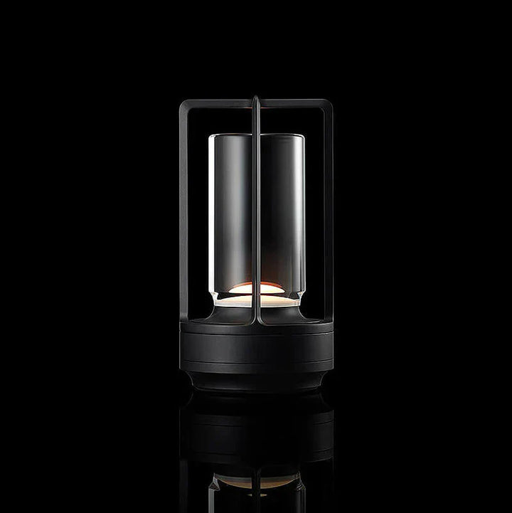 Waterproof and Portable Crystal Table Lamp - AuroraGlow-Black-3 Colors - Touch Control-Nora Luxe
