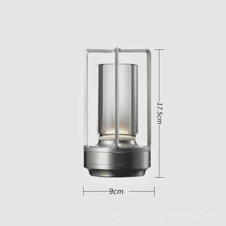 Waterproof and Portable Crystal Table Lamp - AuroraGlow-Gold-3 Colors - Touch Control-Nora Luxe