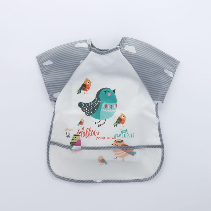Waterproof Baby Bib with Sleeves-E-0-3 years old-Nora Luxe
