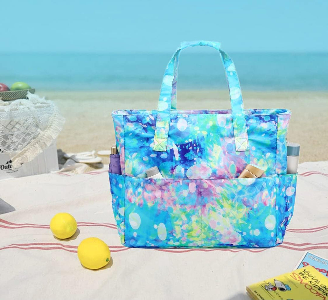 Extra Large Waterproof Beach Tote with Wet Compartment – Buy 1, Take 1 FREE