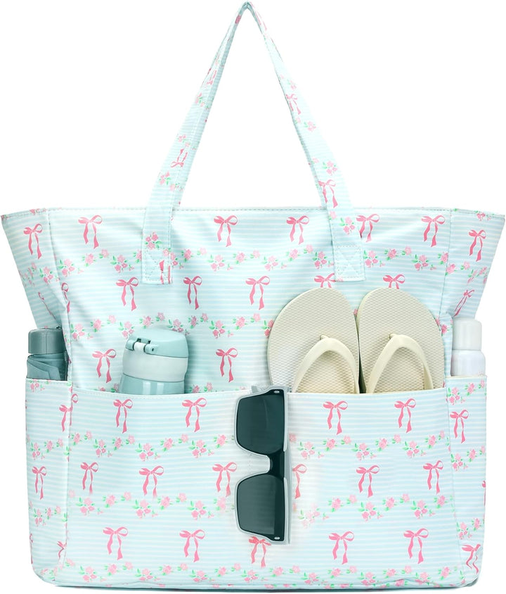 Extra Large Waterproof Beach Tote with Wet Compartment – Buy 1, Take 1 FREE