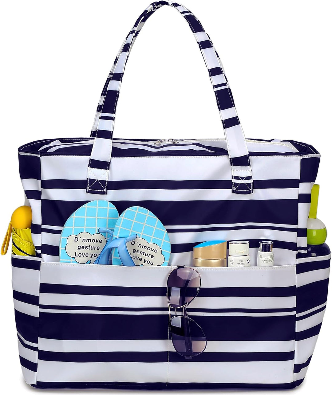 Extra Large Waterproof Beach Tote with Wet Compartment – Buy 1, Take 1 FREE