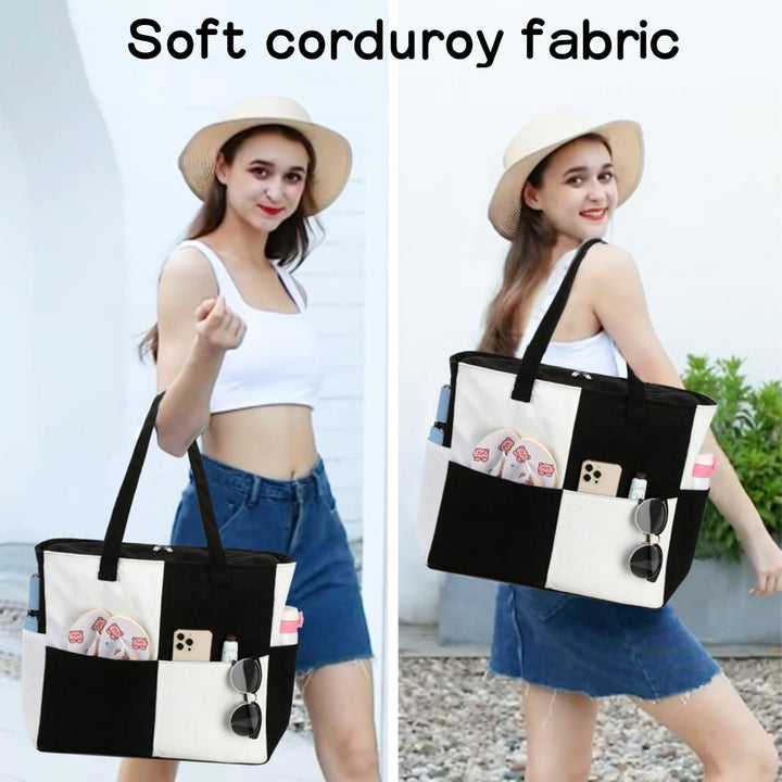 Extra Large Waterproof Beach Tote with Wet Compartment – Buy 1, Take 1 FREE