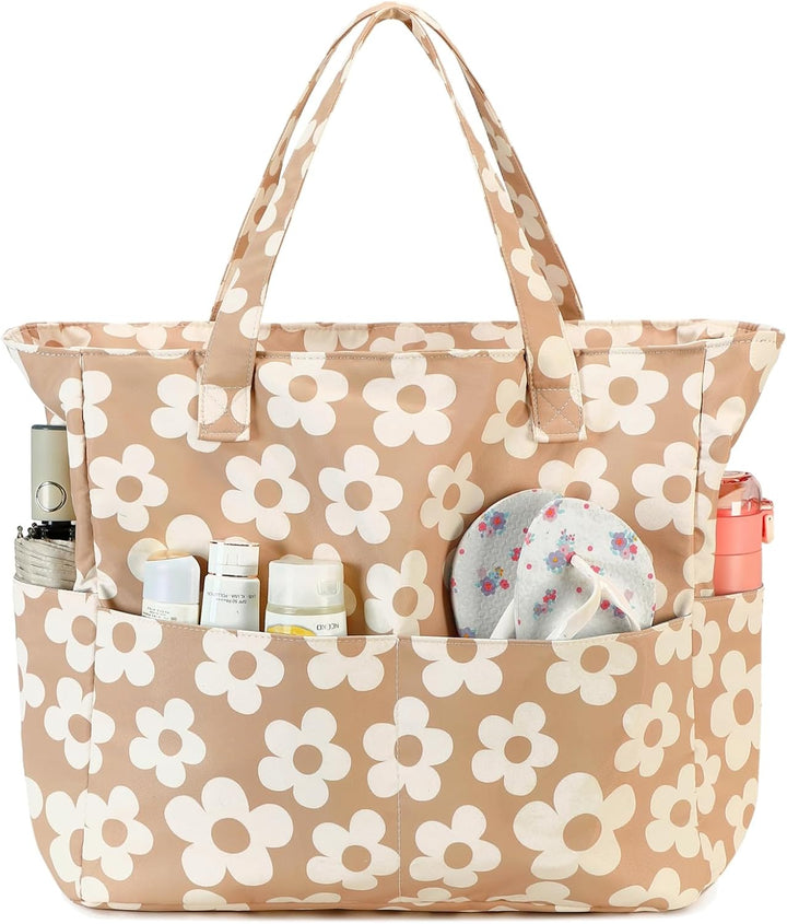 Extra Large Waterproof Beach Tote with Wet Compartment – Buy 1, Take 1 FREE