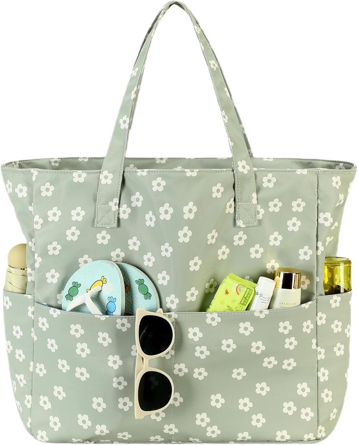 Extra Large Waterproof Beach Tote with Wet Compartment – Buy 1, Take 1 FREE