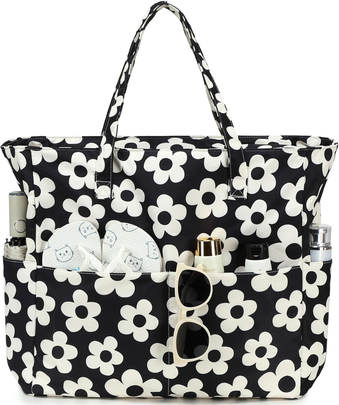 Extra Large Waterproof Beach Tote with Wet Compartment – Buy 1, Take 1 FREE