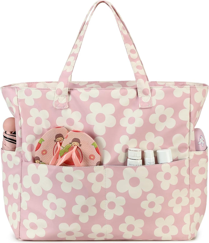 Extra Large Waterproof Beach Tote with Wet Compartment – Buy 1, Take 1 FREE
