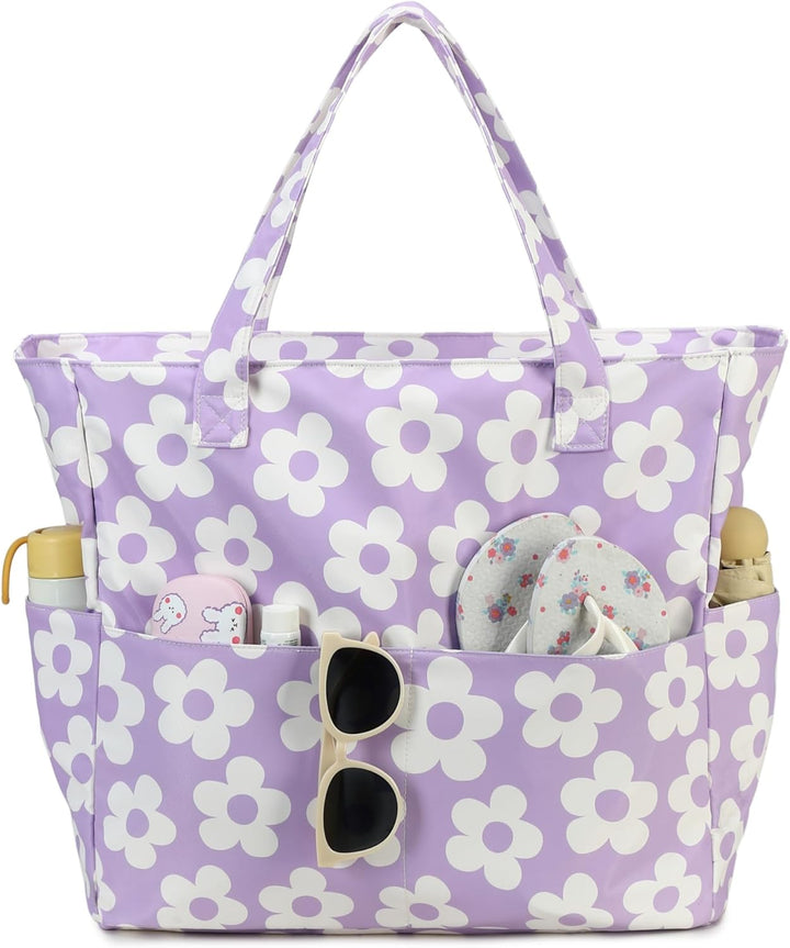 Extra Large Waterproof Beach Tote with Wet Compartment – Buy 1, Take 1 FREE