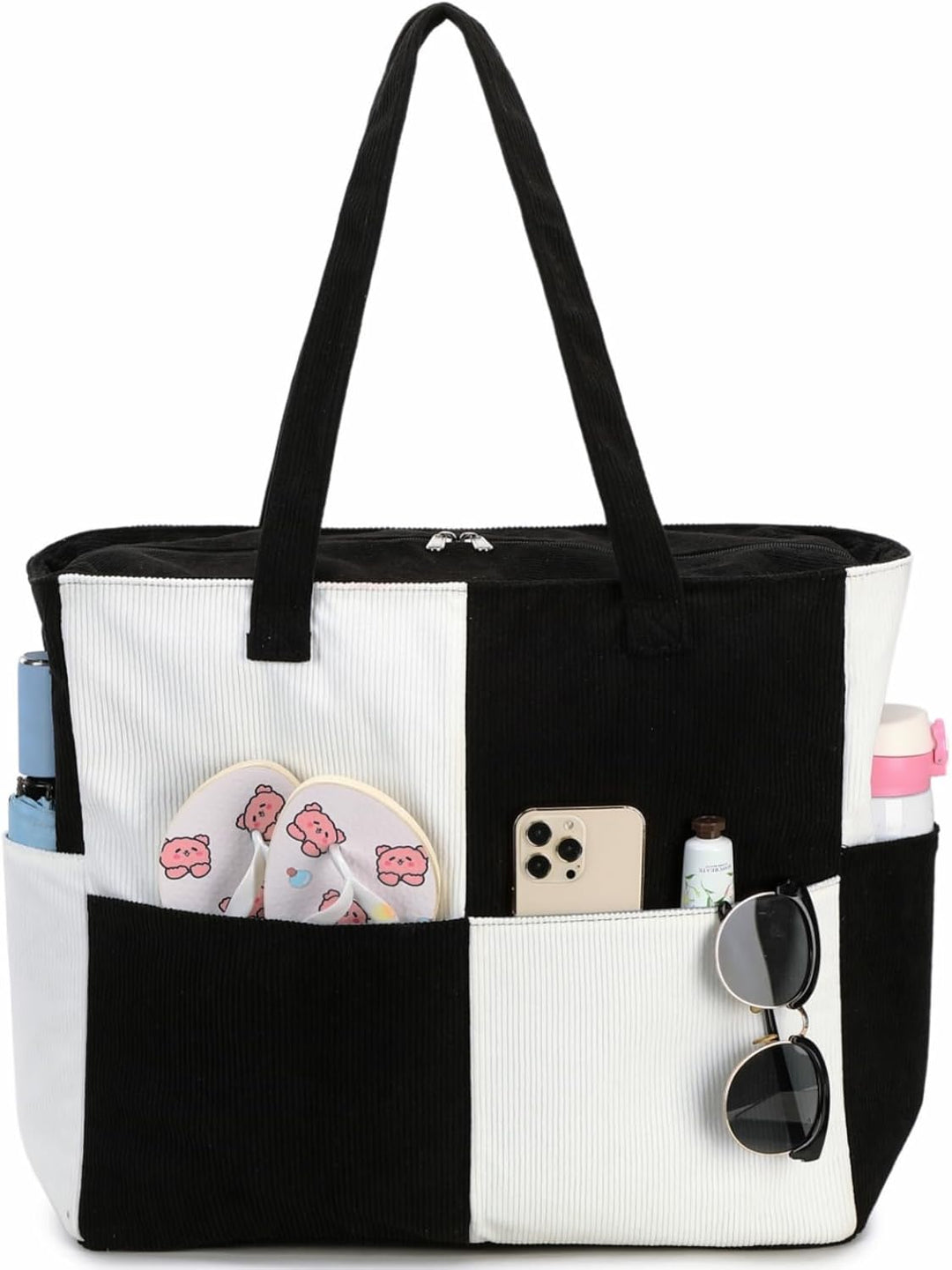 Extra Large Waterproof Beach Tote with Wet Compartment – Buy 1, Take 1 FREE