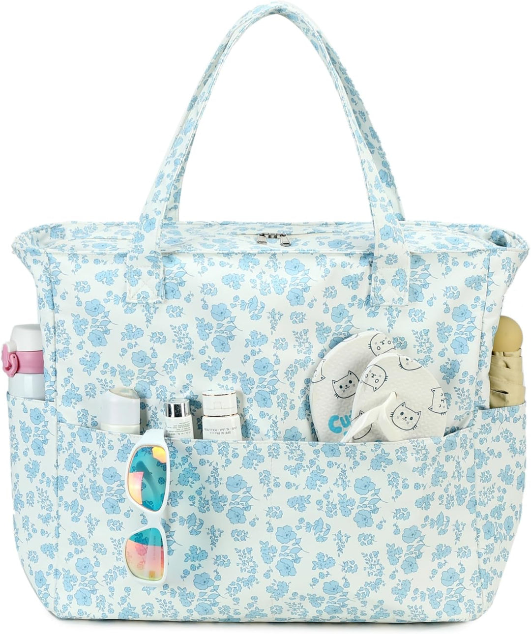 Extra Large Waterproof Beach Tote with Wet Compartment – Buy 1, Take 1 FREE