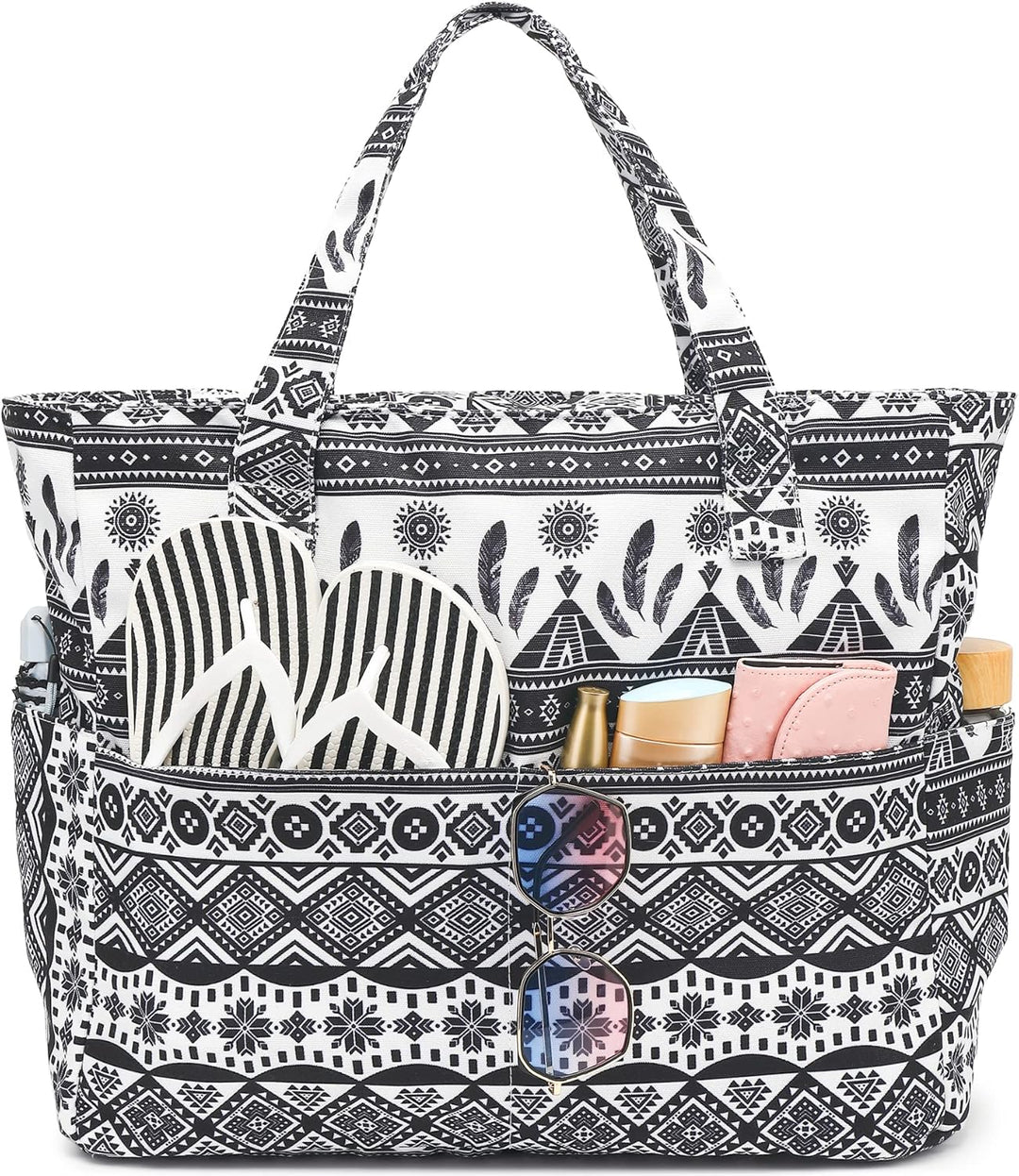 Extra Large Waterproof Beach Tote with Wet Compartment – Buy 1, Take 1 FREE