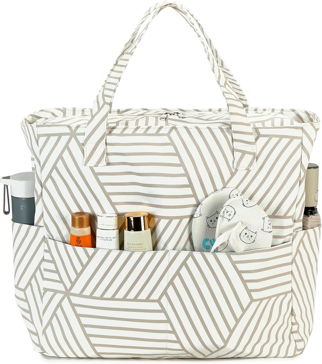 Extra Large Waterproof Beach Tote with Wet Compartment – Buy 1, Take 1 FREE
