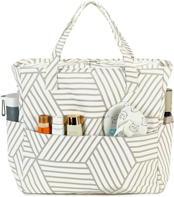 Extra Large Waterproof Beach Tote with Wet Compartment – Buy 1, Take 1 FREE