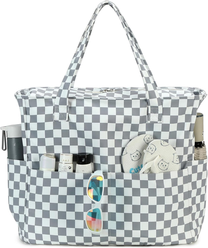 Extra Large Waterproof Beach Tote with Wet Compartment – Buy 1, Take 1 FREE