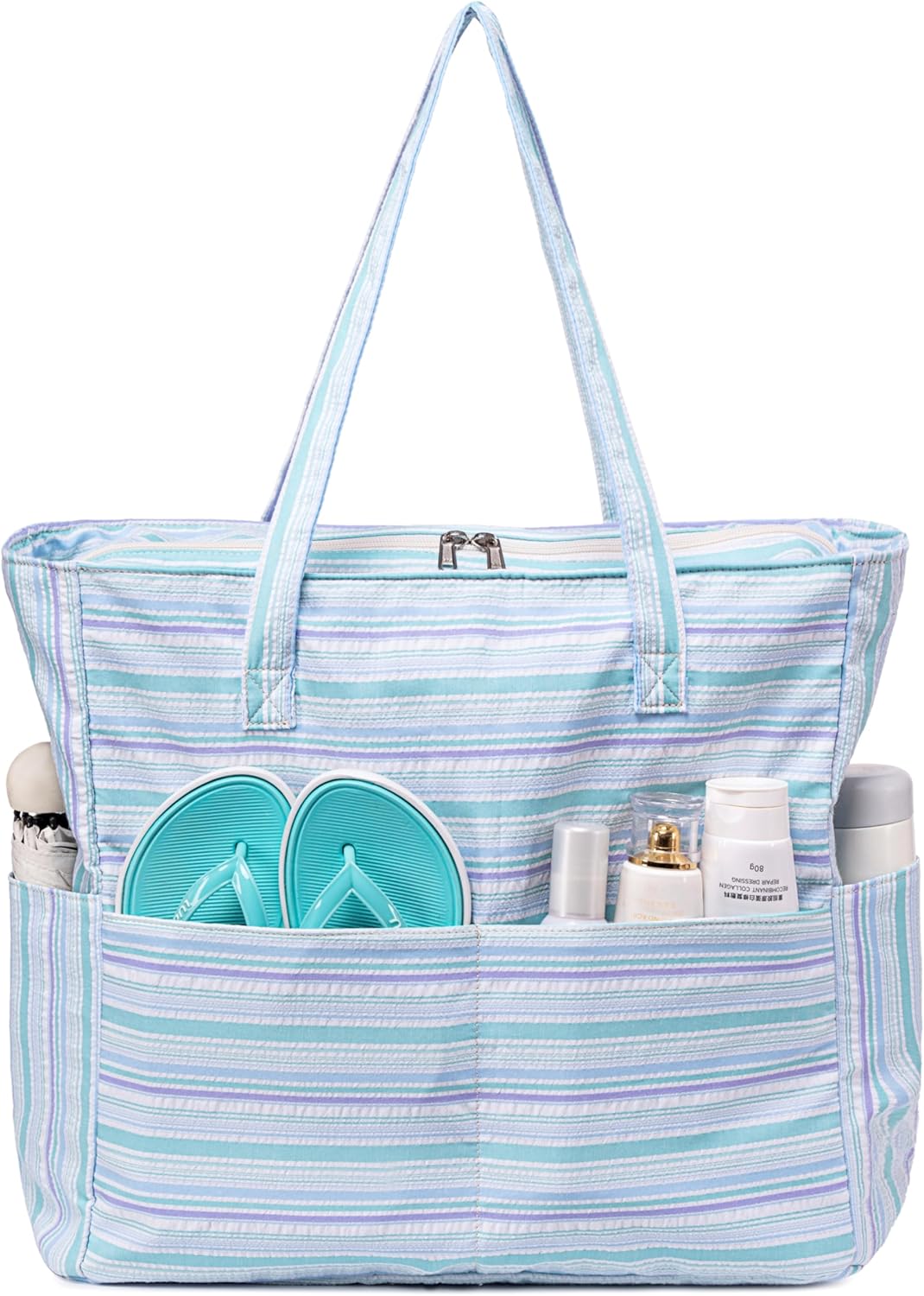 Extra Large Waterproof Beach Tote with Wet Compartment – Buy 1, Take 1 FREE