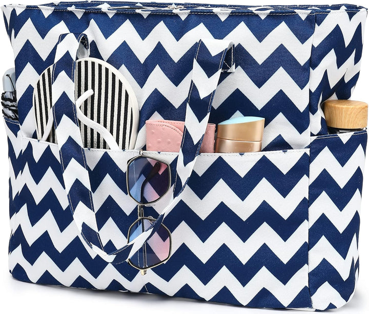 Extra Large Waterproof Beach Tote with Wet Compartment – Buy 1, Take 1 FREE