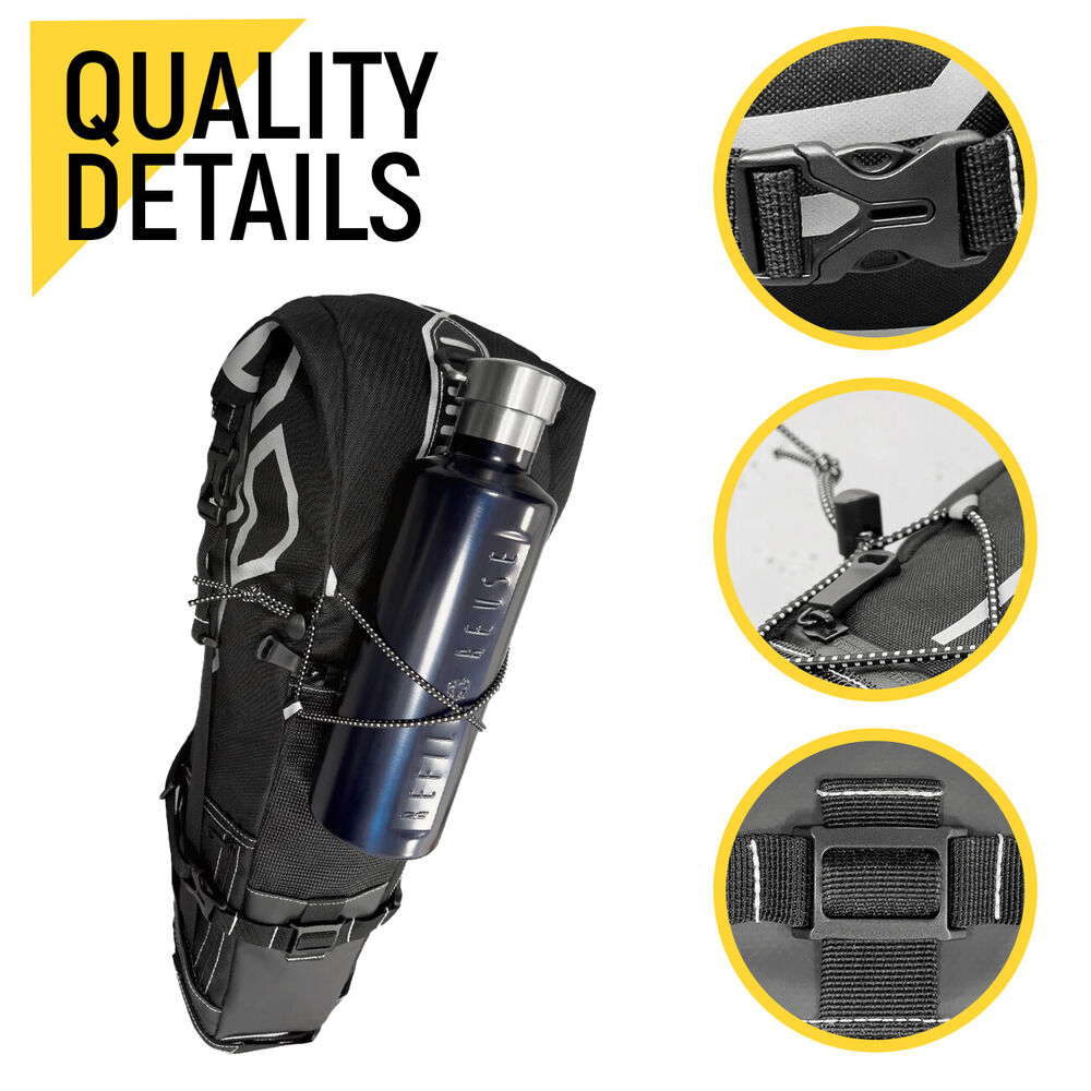 Waterproof Bicycle Saddle Bag with Large Volume - AquaTrail-Nora Luxe