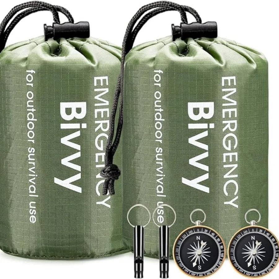 Waterproof Bivvy Bag - SurviveLite-2 Green-Nora Luxe