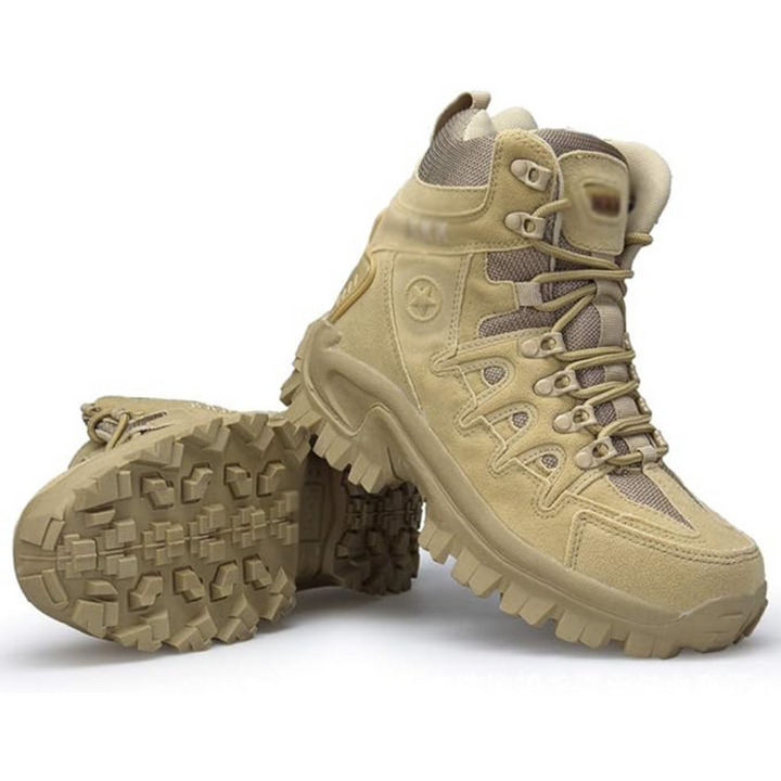 Waterproof Boots - TacticalPro-Khaki-5.0-Nora Luxe