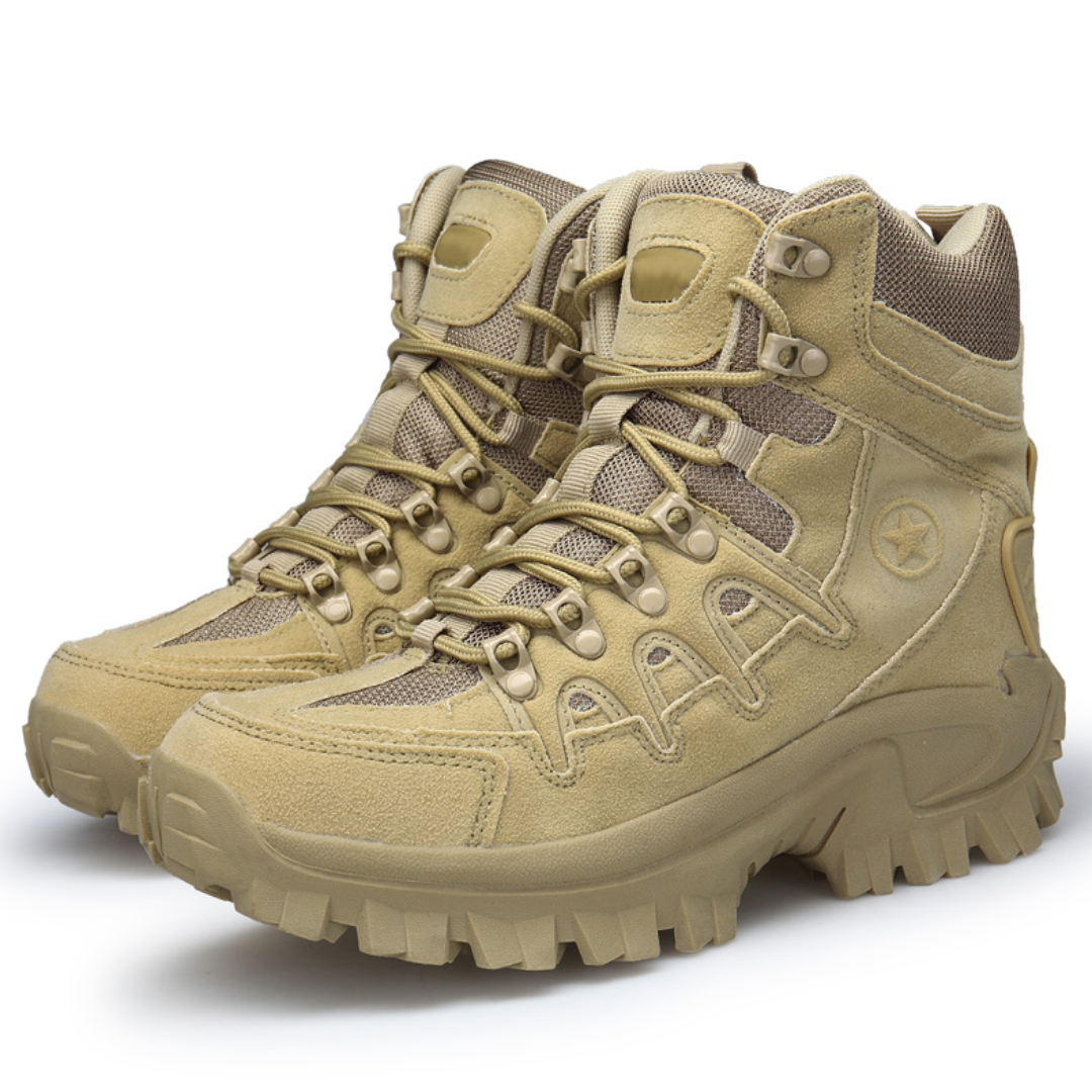Waterproof Boots - TacticalPro-Khaki-5.0-Nora Luxe