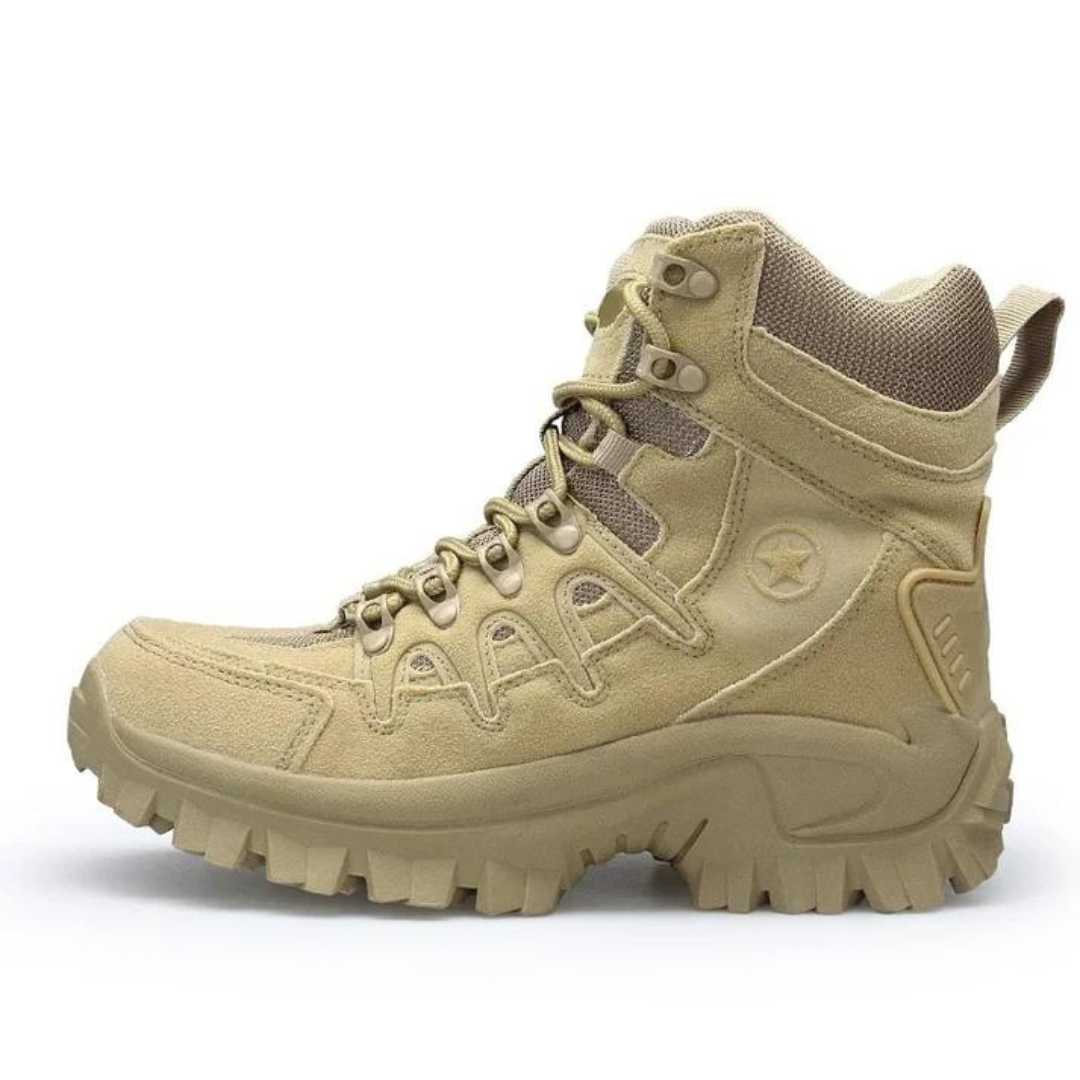 Waterproof Boots - TacticalPro-Khaki-5.0-Nora Luxe