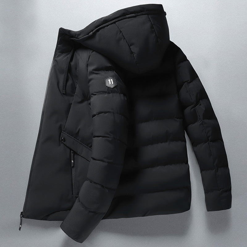 Waterproof Comfortable Men's Winter Jacket - Finn-Black-M-Nora Luxe